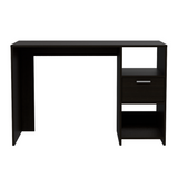 Arlington Writing Computer Desk, One Drawer, Two Shelves by FM FURNITURE