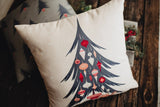 Nordic Christmas Tree Throw Pillow Cover | Christmas tree | Christmas Gifts | Room Decor | Mom Gift | Aaesthetic Room Decor | Room Decor by UniikPillows