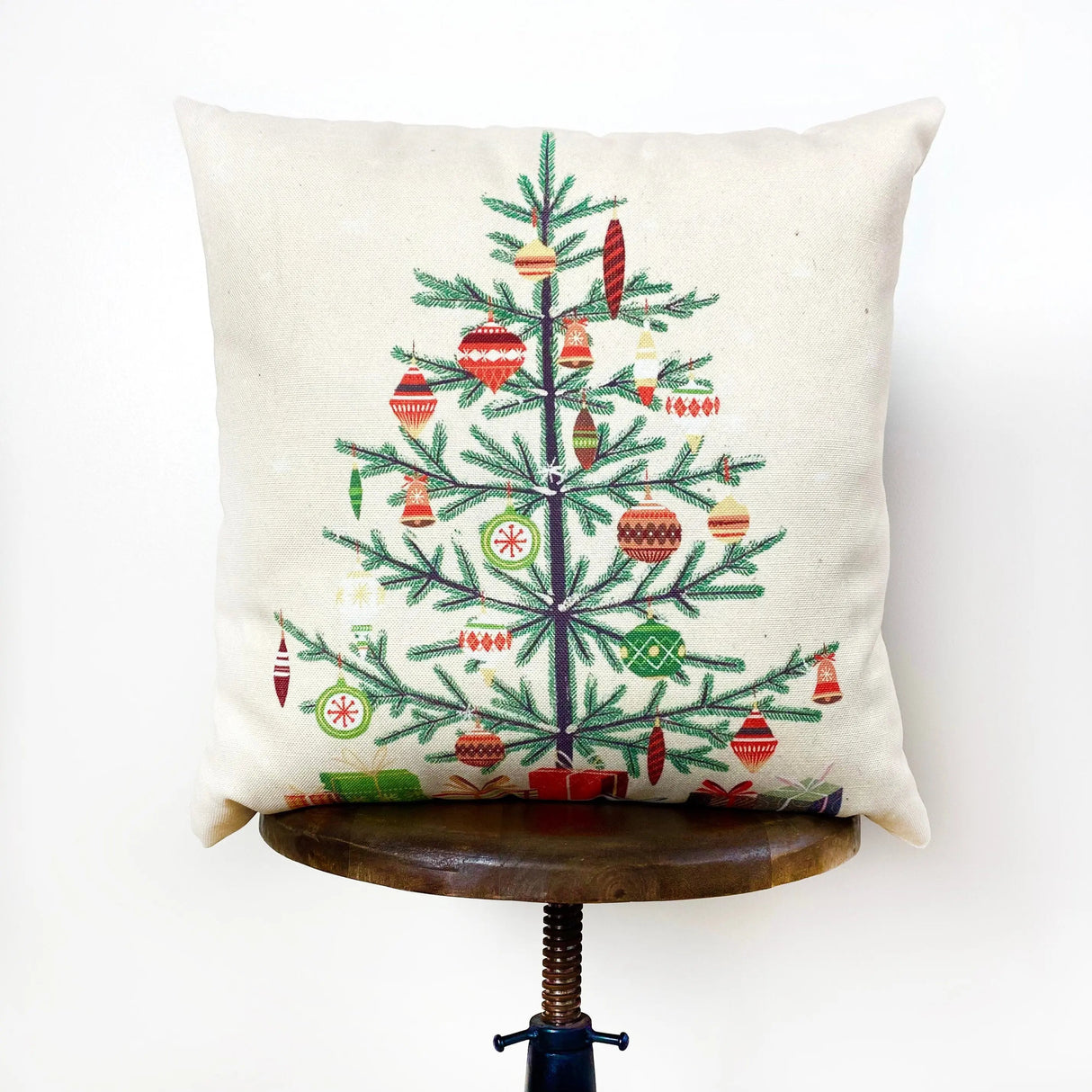 Nordic Pine Christmas Tree | Throw Pillow | Thank you Gift | Teacher Gift | New Home Gift | Grandma Gift | Mom Gift | Rustic Farmhouse Decor by UniikPillows