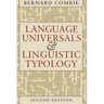 Language Universals and Linguistic Typology: Syntax and Morphology