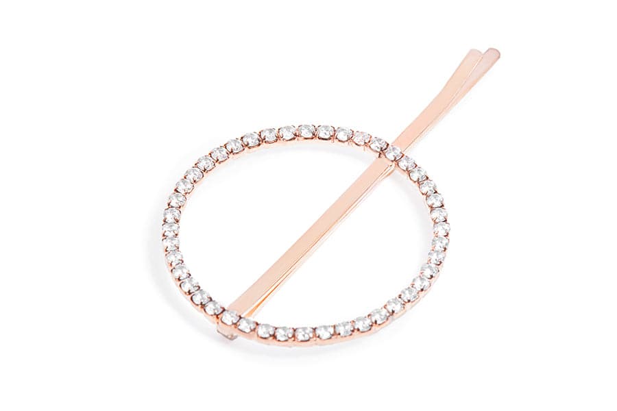 NuMe Open Circle Hair Pin - Rose Gold by NuMe