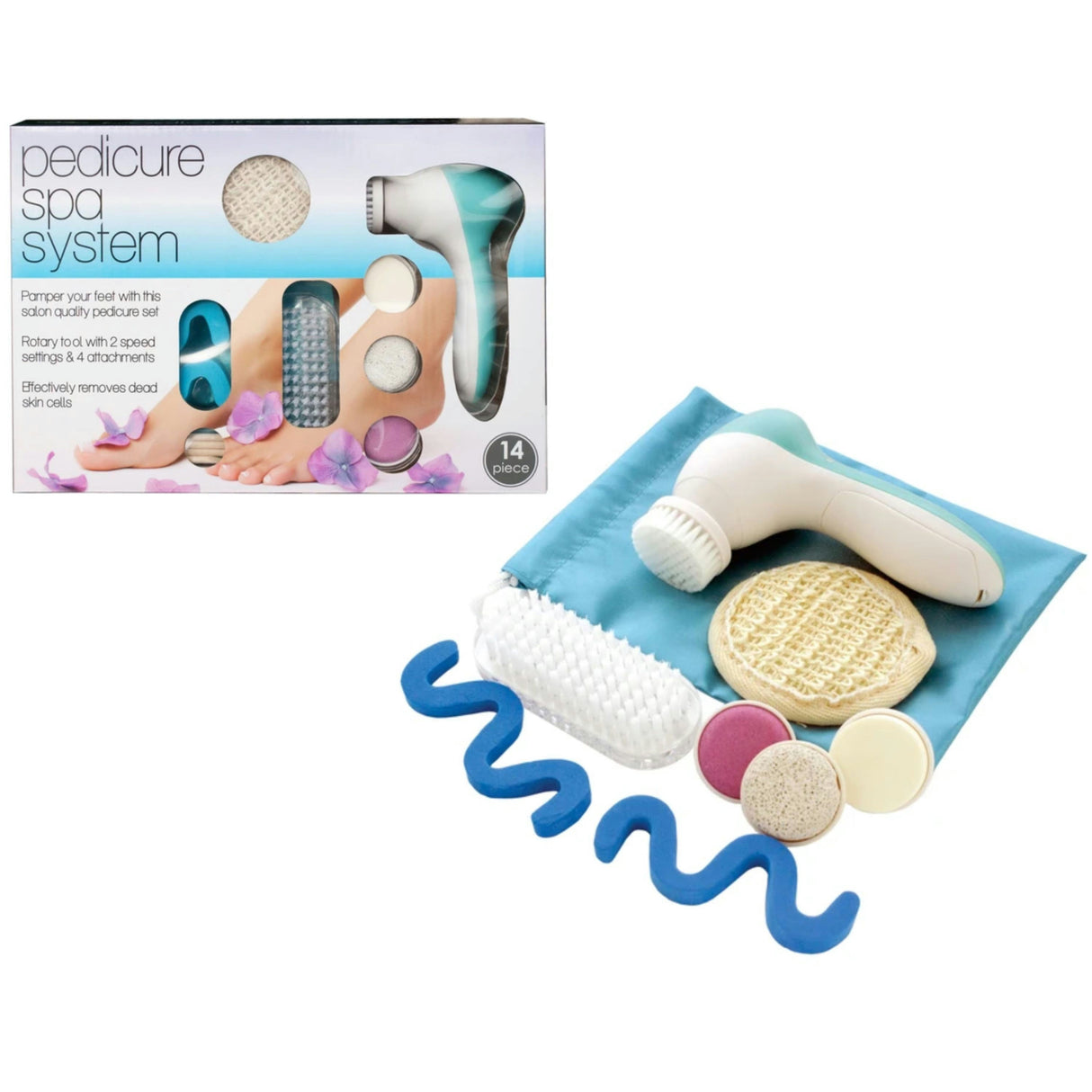 Pedicure Spa System Set with Spin Brush