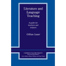 Literature and Language Teaching: A Guide for Teachers and Trainers