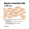 Microsoft PowerPoint 2016 In 90 Pages