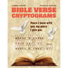 Large Print Bible Verse Cryptograms Puzzle Books: Cryptoquotes Puzzle Books for Adults