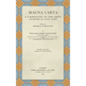 Magna Carta (1914): A Commentary on the Great Charter of King John