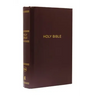 NKJV, Pew Bible, Large Print, Hardcover, Burgundy, Red Letter Edition