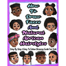 How To Draw Faces And Natural African Hairstyles: Step By Step & Easy To Follow Drawing Guide For Kids: Suitable For Older Kids Ages 8 & Up, Young Art