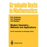 Modern Geometry--Methods and Applications: Part III: Introduction to Homology Theory