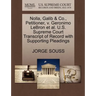 Nolla, Galib & Co., Petitioner, V. Geronimo Lebron Et Al. U.S. Supreme Court Transcript of Record with Supporting Pleadings
