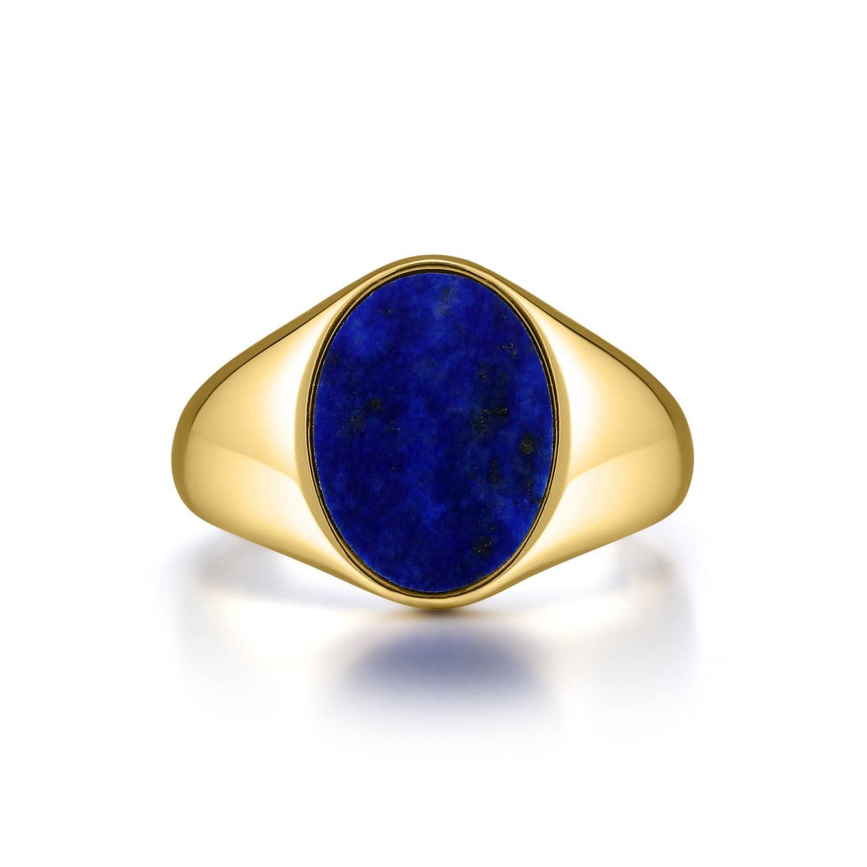 OVAL LAPIZ SIGNET RING by eklexic jewelry