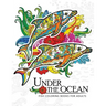 Under the Ocean: Fish coloring books for adults