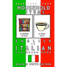 Household Items - English to Italian Flash Card Book: Black and White Edition - Italian for Kids