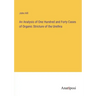An Analysis of One Hundred and Forty Cases of Organic Stricture of the Urethra