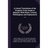 A Literal Translation of the Prophets From Isaiah to Malachi: With Notes, Critical, Philological, and Explanatory: V.4