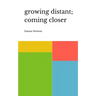 growing distant; coming closer