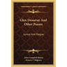 Glen Desseray And Other Poems: Lyrical And Elegiac
