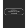 Personal Food and Health Tracker: Six-Week Food and Symptoms Diary (Black, 8x10)