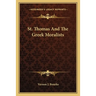 St. Thomas And The Greek Moralists