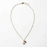 October Pink Opal Birthstone Necklace by Tiny Rituals