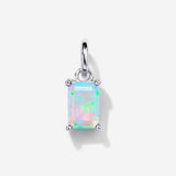 Opal Silver Charm by Little Sky Stone