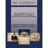 City of Sheridan V. U.S. U.S. Supreme Court Transcript of Record with Supporting Pleadings