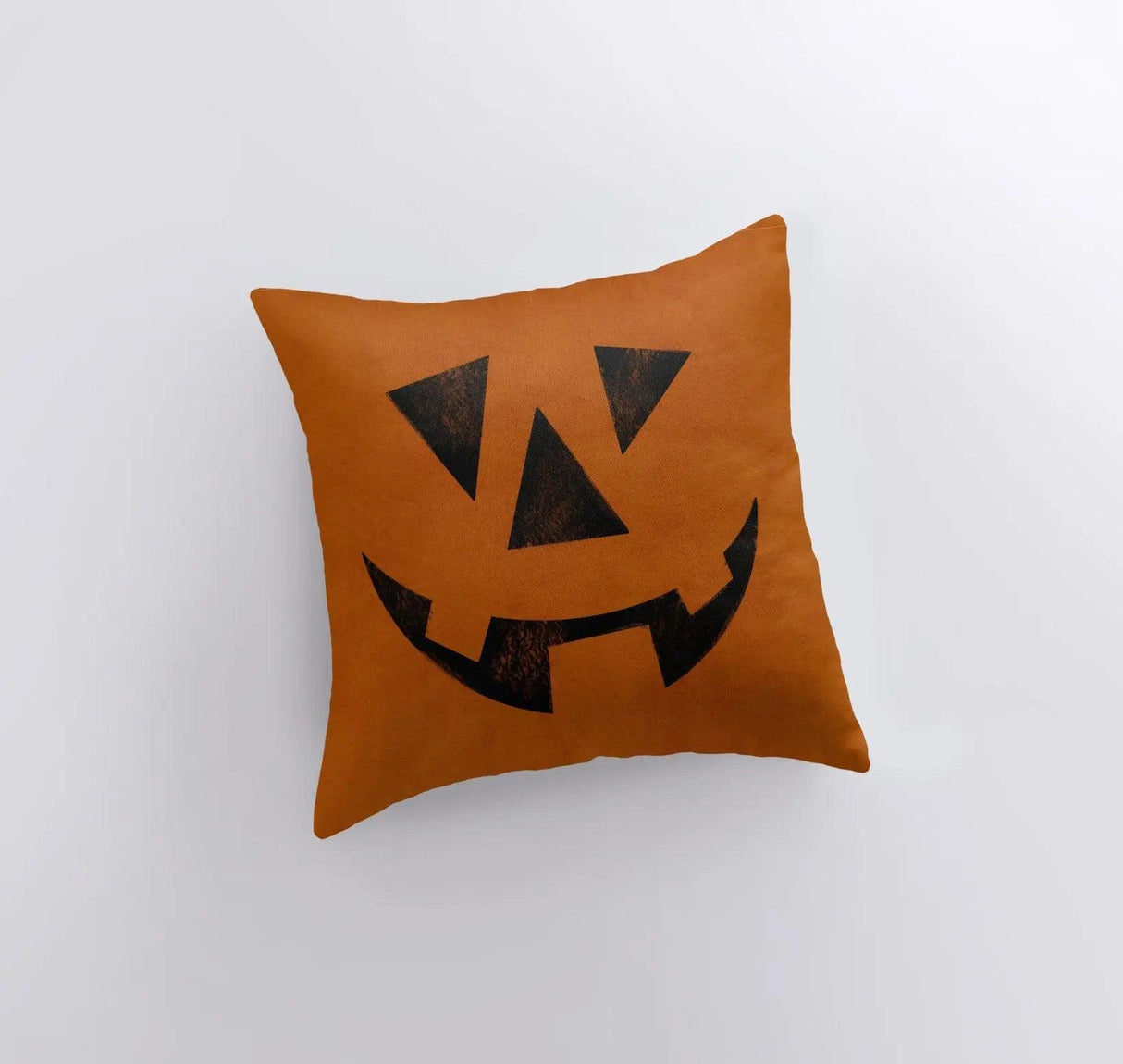 Orange Jack O Lantern Pillow Cover | Fall Décor | Halloween Pillows | Halloween Décor | Fall Throw Pillows | Cute Throw Pillows by UniikPillows - Vysn