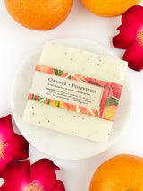 Orange Poppyseed Soap Scrub Bar by Ash & Rose