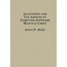 Accounting and Tax Aspects of Computer Software Manufacturing