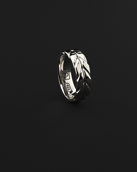 Woven Ring by Seekers Men's Jewelry