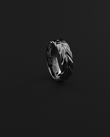 Woven Ring by Seekers Men's Jewelry