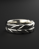 Woven Ring by Seekers Men's Jewelry