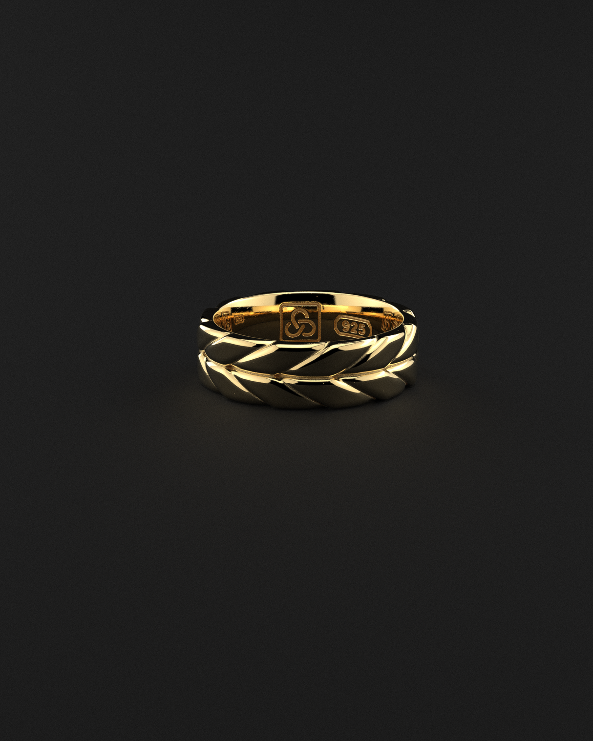 Woven Ring by Seekers Men's Jewelry