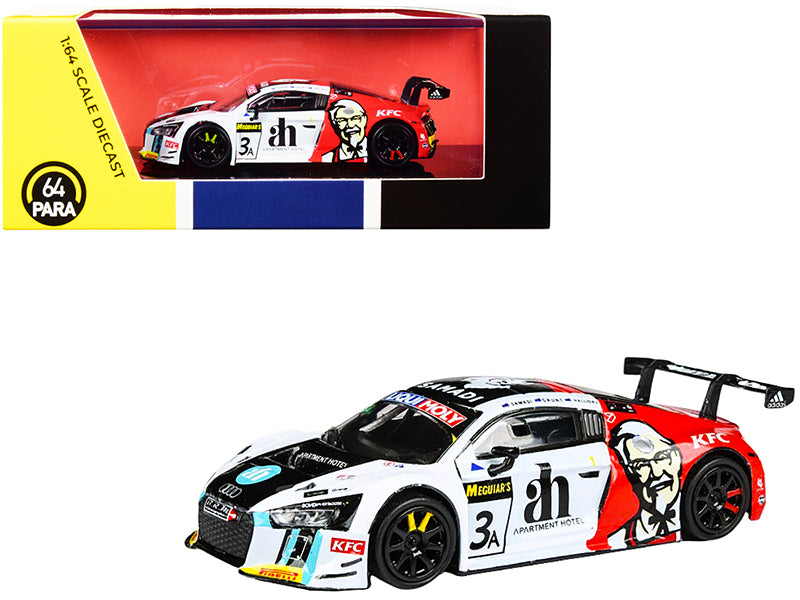 Audi R8 LMS #3 Ash Samadi - Daniel Gaunt - Matt Halliday "KFC" Bathurst 12 Hour (2017) 1/64 Diecast Model Car by Paragon