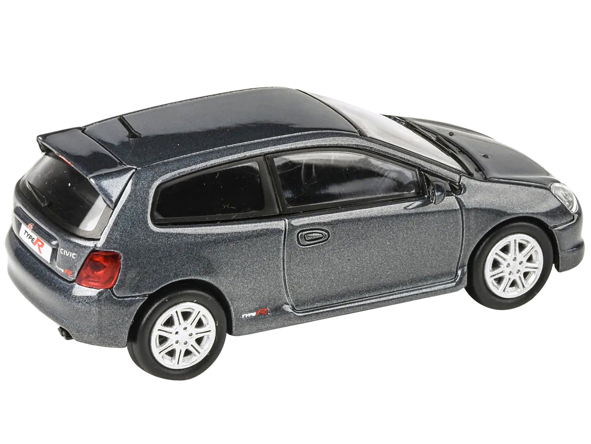 2001 Honda Civic Type R EP3 Cosmic Gray Metallic 1/64 Diecast Model Car by Paragon Models