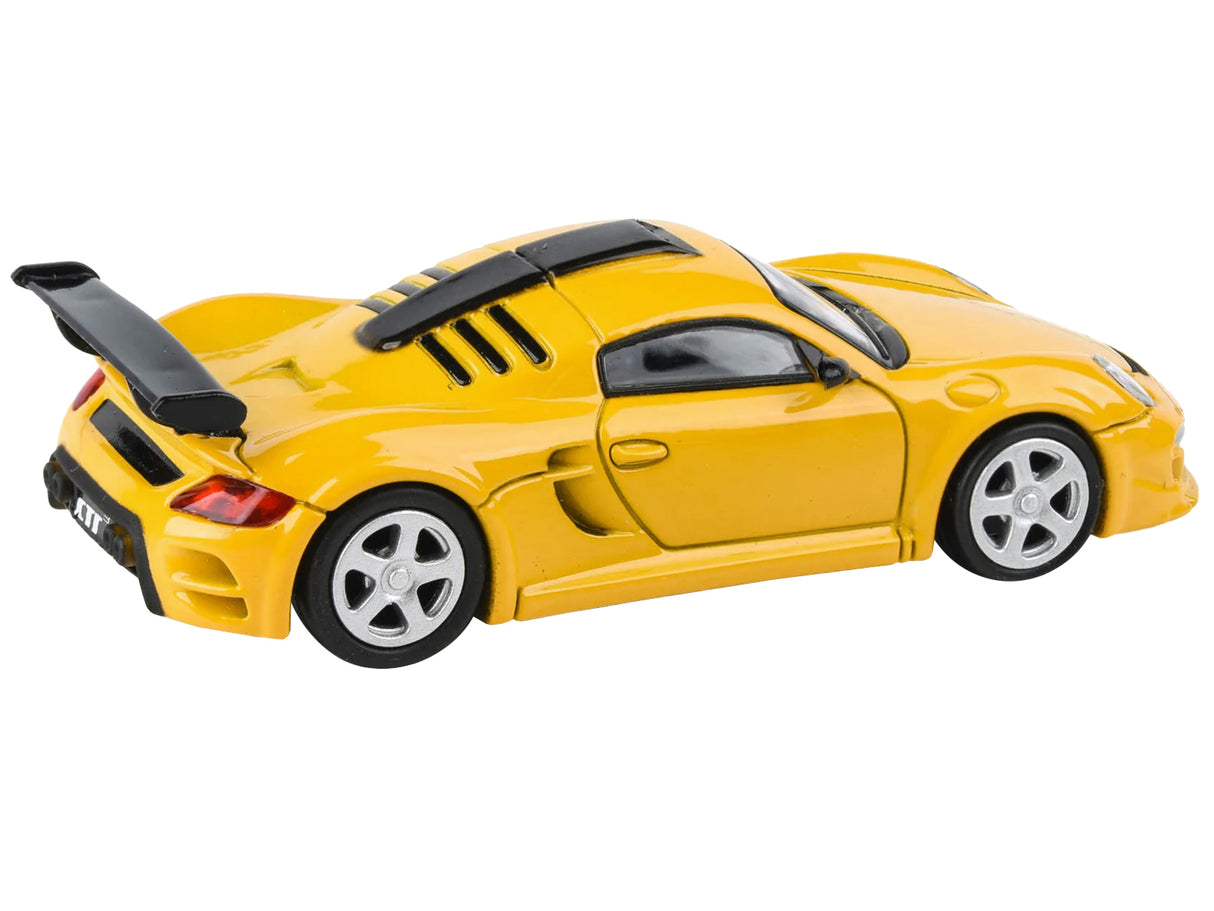 2012 RUF CTR3 Clubsport Blossom Yellow 1/64 Diecast Model Car by Paragon Models