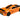 2012 RUF CTR3 Clubsport Orange with Black Hood 1/64 Diecast Model Car by Paragon Models