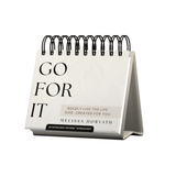 Go For It Perpetual Calendar by Sweet Water Decor