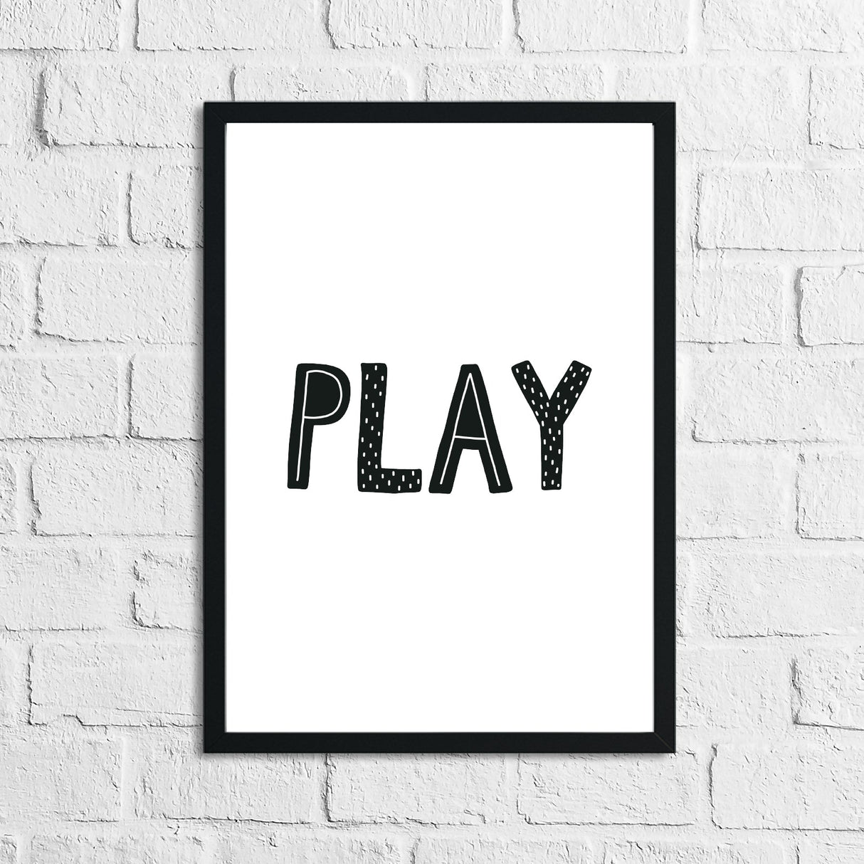 Scandinavian Play Children's Nursery Bedroom Wall Decor Print by WinsterCreations™ Official Store