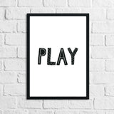 Scandinavian Play Children's Nursery Bedroom Wall Decor Print by WinsterCreations™ Official Store