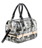 Glossy Magazine Clear Satchel Bag Hobo Crossbody Purse by hfstylish