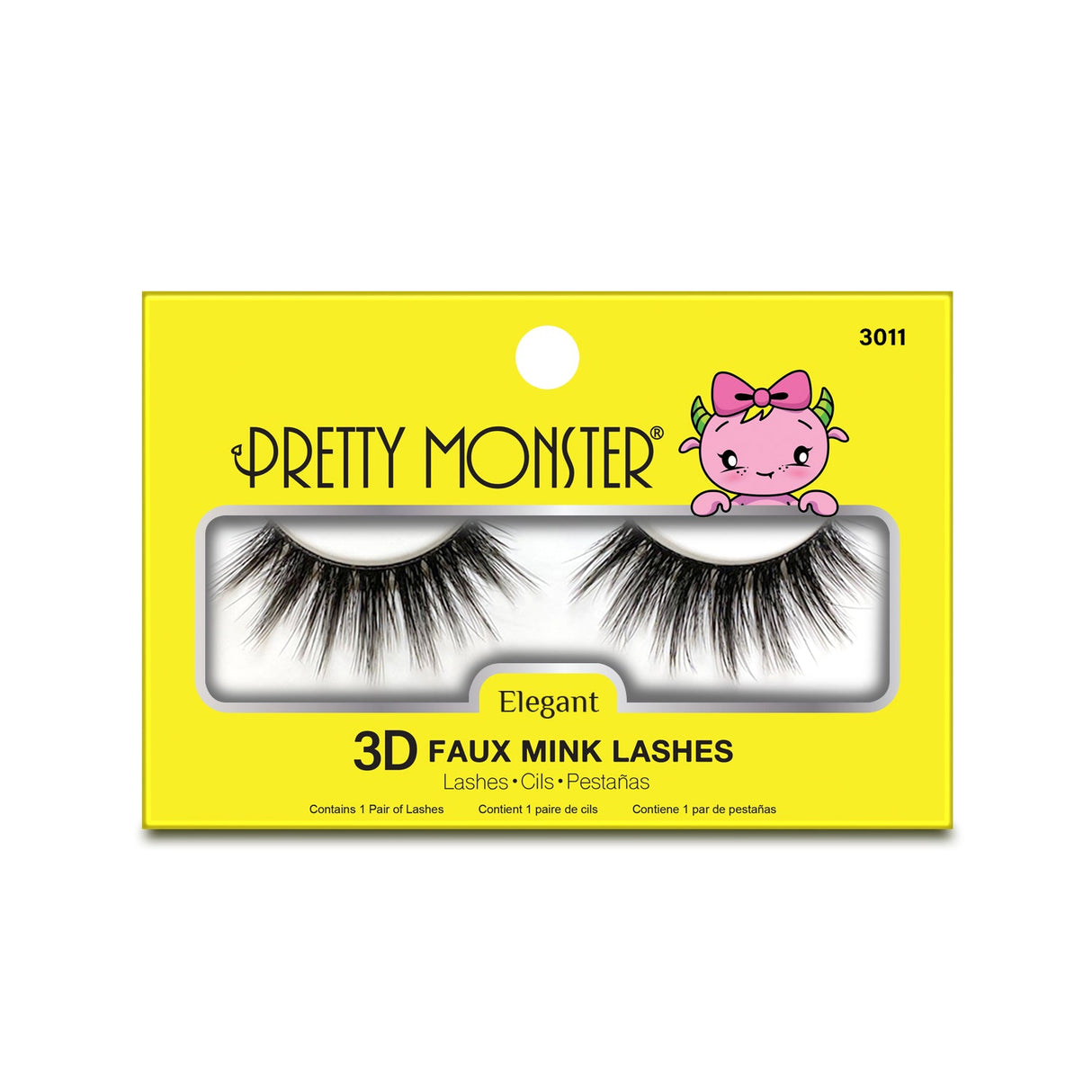 Pretty Monster Elegant 3D Faux Mink Lashes - 3011