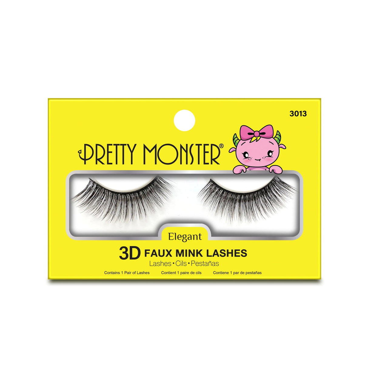 Pretty Monster Elegant 3D Faux Mink Lashes - 3013