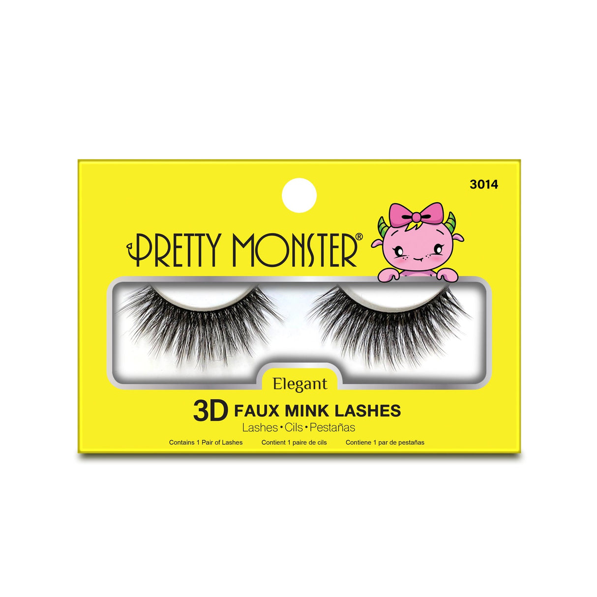 Pretty Monster Elegant 3D Faux Mink Lashes - 3014