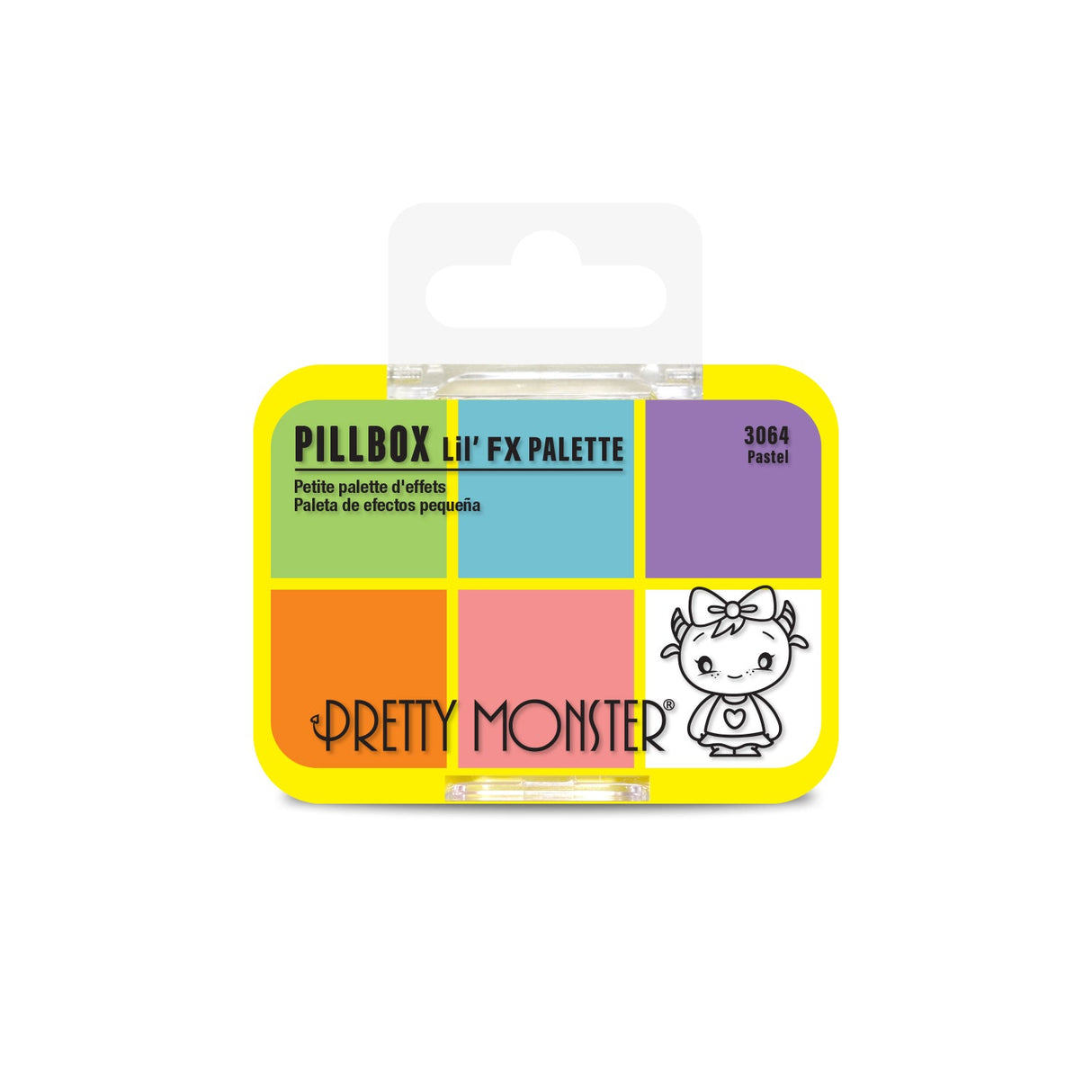 Pretty Monster Pillbox Lil' FX Palette - Pastel