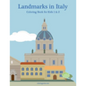 Landmarks in Italy Coloring Book for Kids 1 & 2
