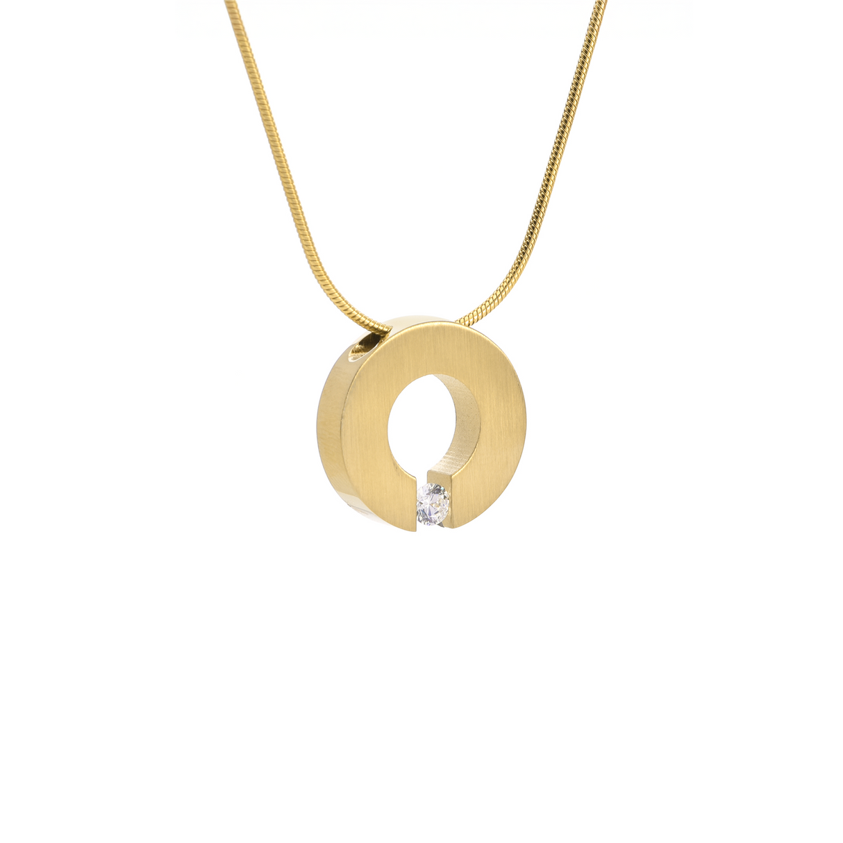 PT100G B.Tiff Gold Malfinia Pendant by B.Tiff New York