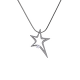 PT115W B.Tiff Shooting Star Pendant Necklace by B.Tiff New York