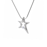 PT115W B.Tiff Shooting Star Pendant Necklace by B.Tiff New York