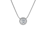 PT125W B.Tiff Aŭreolo 1ct Pendant by B.Tiff New York